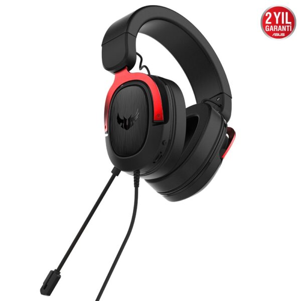 ASUS TUF Gaming H3 Kırmızı 7.1 Surround Oyuncu Kulaklık (90YH02AR-B1UA00)
