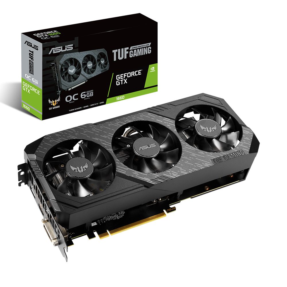 ASUS TUF GAMING X3 GeForce GTX 1660 OC Edition 6GB GDDR6 192Bit Ekran Kartı