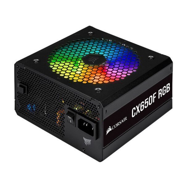 CORSAIR CX650F RGB 650W 80+ Bronze Siyah Full Modüler 120mm Fanlı PSU Güç Kaynağı