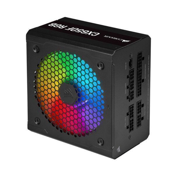CORSAIR CX650F RGB 650W 80+ Bronze Siyah Full Modüler 120mm Fanlı PSU Güç Kaynağı