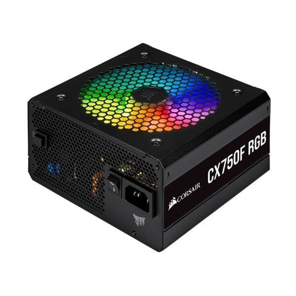 CORSAIR CX750F RGB 750W 80+ Bronze Siyah Full Modüler 120mm Fanlı PSU