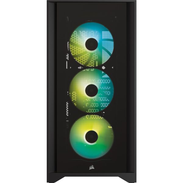 Corsair Icue 4000x Rgb Tempered Glass Siyah Mid Tower Kasa 1