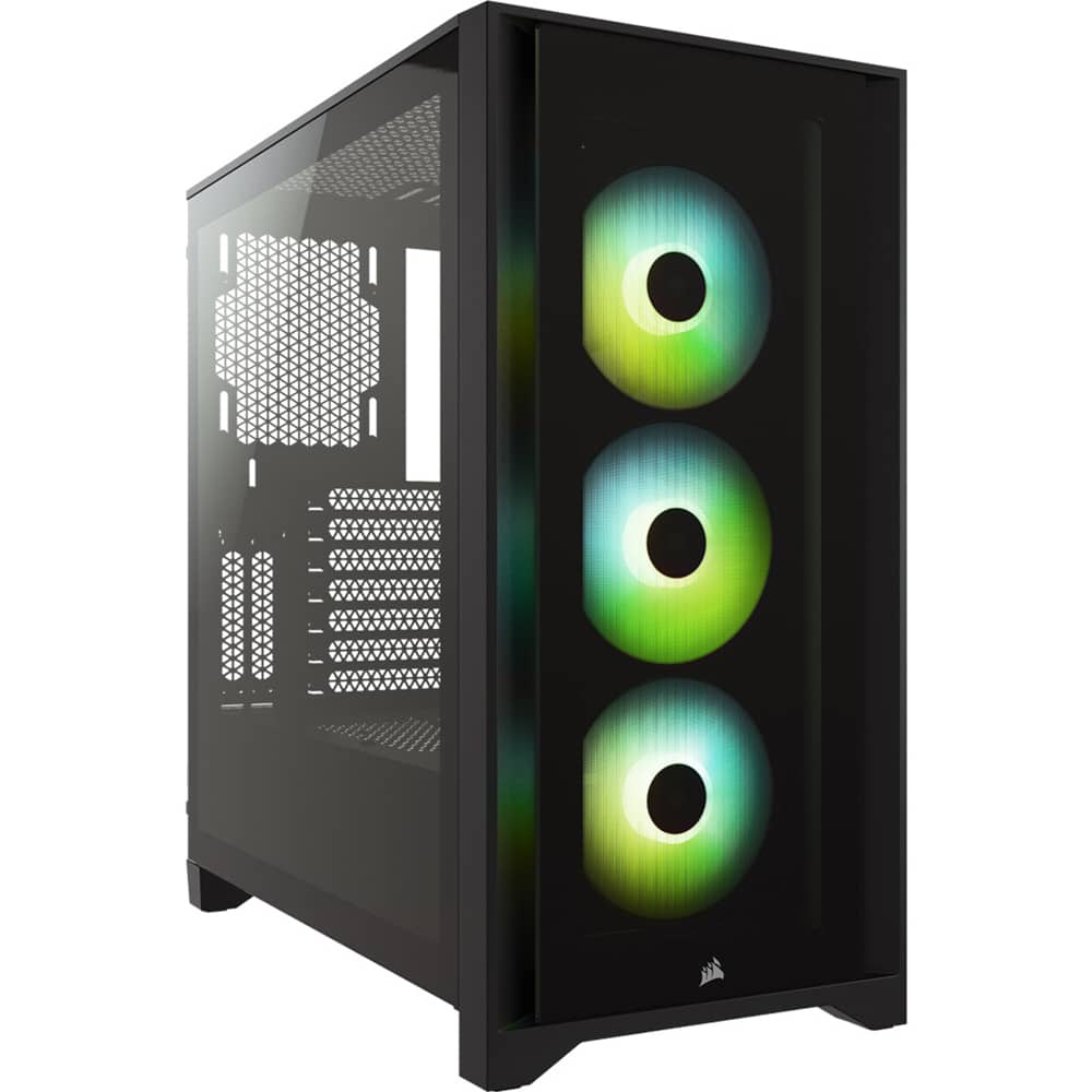 Corsair Icue 4000x Rgb Tempered Glass Siyah Mid Tower Kasa