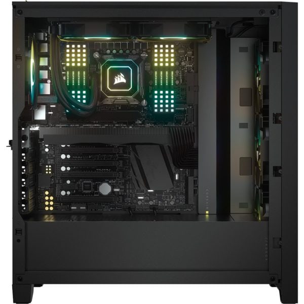 Corsair Icue 4000x Rgb Tempered Glass Siyah Mid Tower Kasa 3
