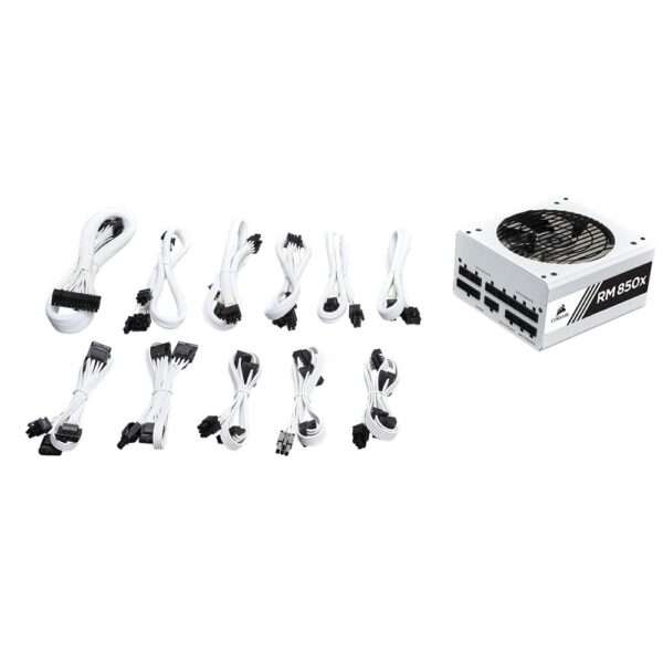 CORSAIR RM850x 850W 80+ Gold White Full Modüler 135mm Fanlı PSU Güç Kaynağı
