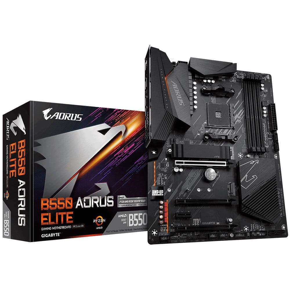 GIGABYTE B550 Aorus Elite 4000MHz(OC) DDR4 Soket AM4 M.2 HDMI DP ATX Anakart