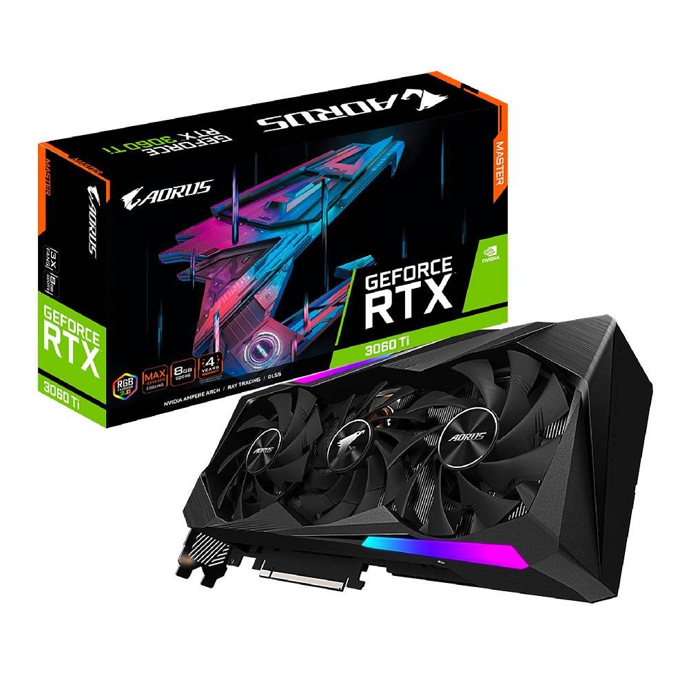 GIGABYTE GeForce RTX 3060 Ti AORUS MASTER 8GB GDDR6 256 Bit Ekran Kartı