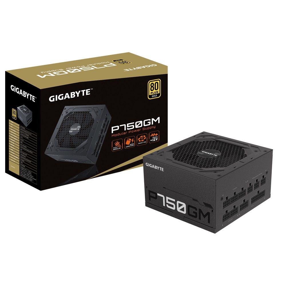 Gigabyte P750GM 750W 80+ Gold Tam Modüler Güç Kaynağı