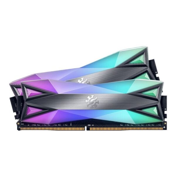 XPG 16GB (2x8GB) Spectrix D60G RGB Gri 3200MHZ CL16 DDR4 Dual Kit Ram