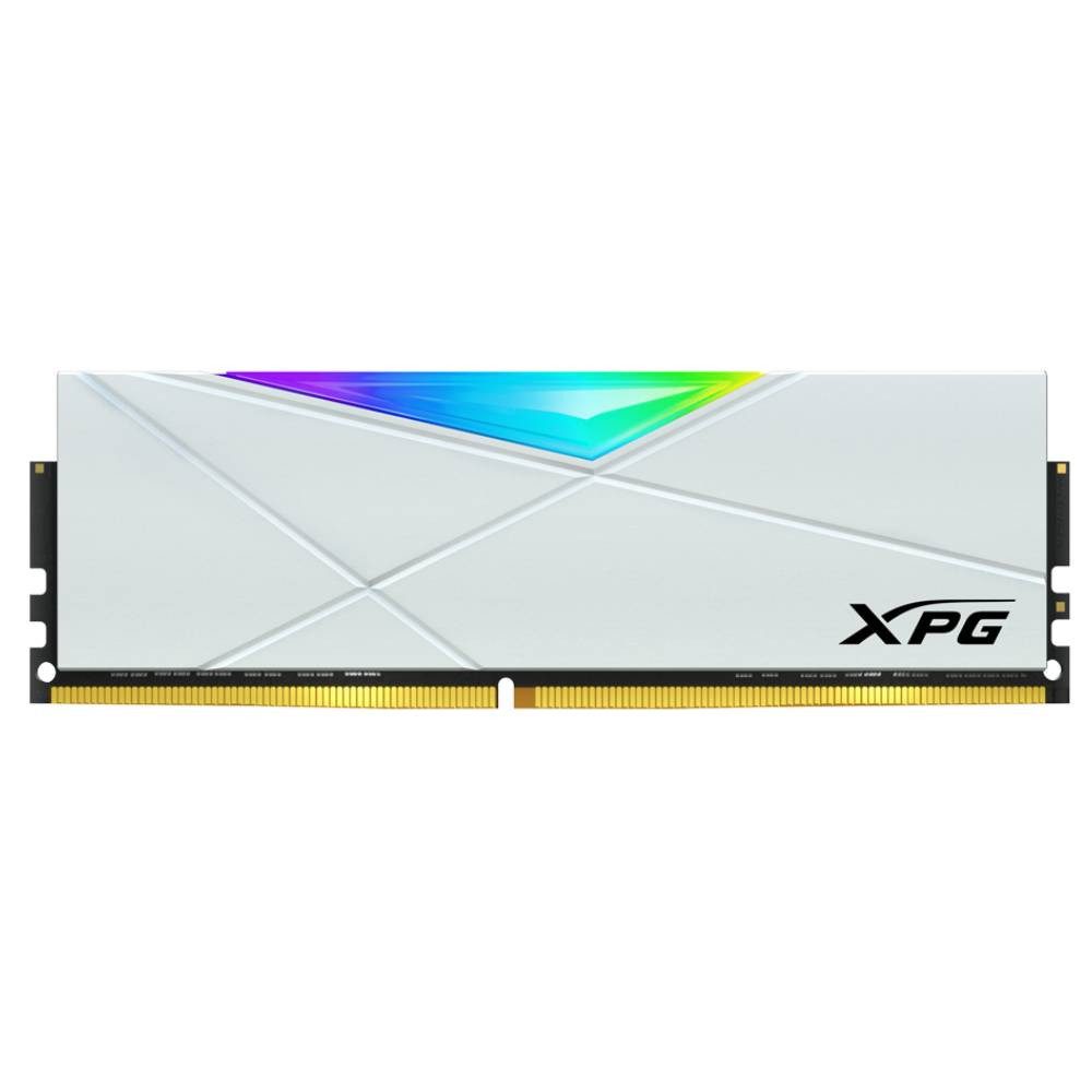 XPG 8GB SPECTRIX D50 Beyaz RGB 3200MHz CL16 DDR4 Single Kit Ram