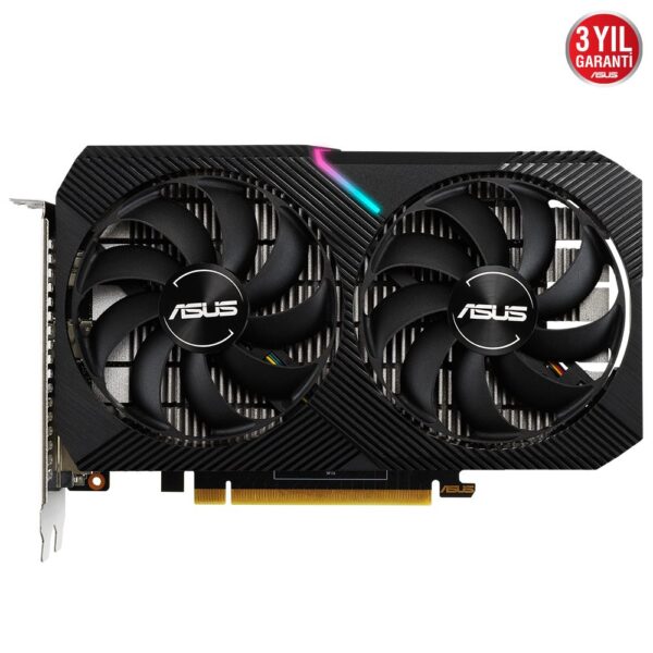 ASUS GeForce DUAL GTX 1650 MINI OC 4GB GDDR6 GAMING Ekran Kartı