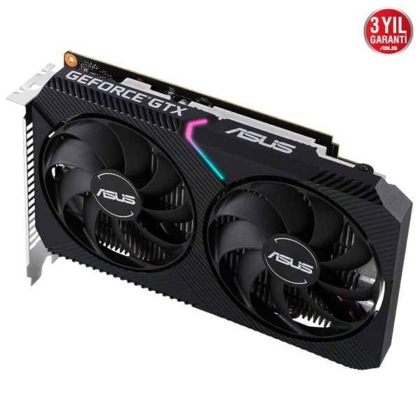 ASUS GeForce DUAL GTX 1650 MINI OC 4GB GDDR6 GAMING Ekran Kartı