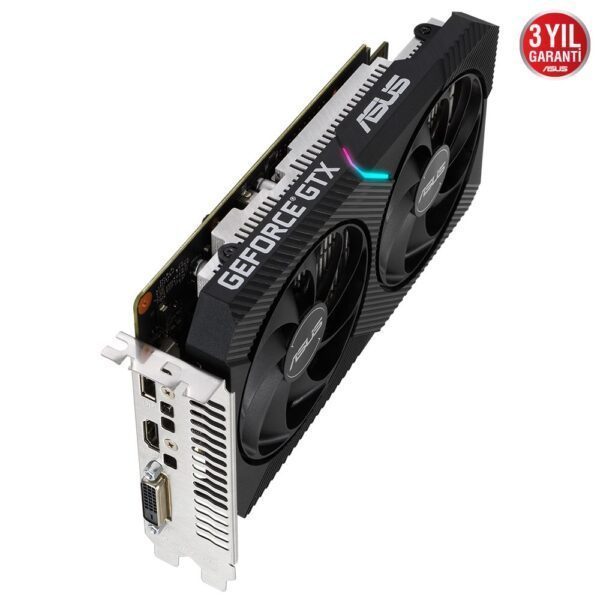 ASUS GeForce DUAL GTX 1650 MINI OC 4GB GDDR6 GAMING Ekran Kartı