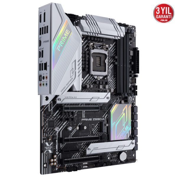 ASUS PRIME Z590-A Intel Z590 Soket 1200 DDR4 5333MHz(OC) M.2 Anakart