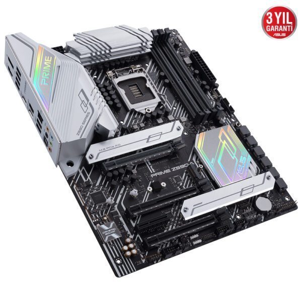 ASUS PRIME Z590-A Intel Z590 Soket 1200 DDR4 5333MHz(OC) M.2 Anakart