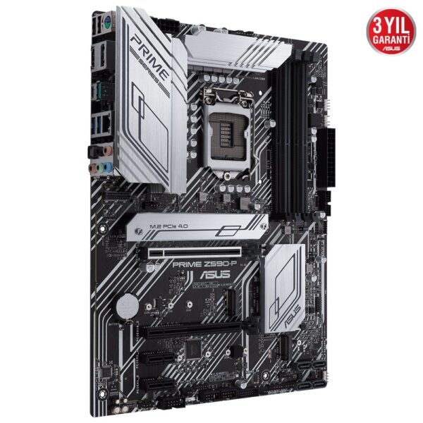 ASUS PRIME Z590-P 5133(OC)MHz DDR4 Soket 1200 M.2 HDMI DP ATX Anakart