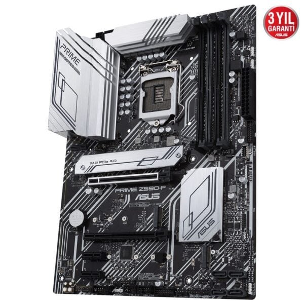 ASUS PRIME Z590-P 5133(OC)MHz DDR4 Soket 1200 M.2 HDMI DP ATX Anakart