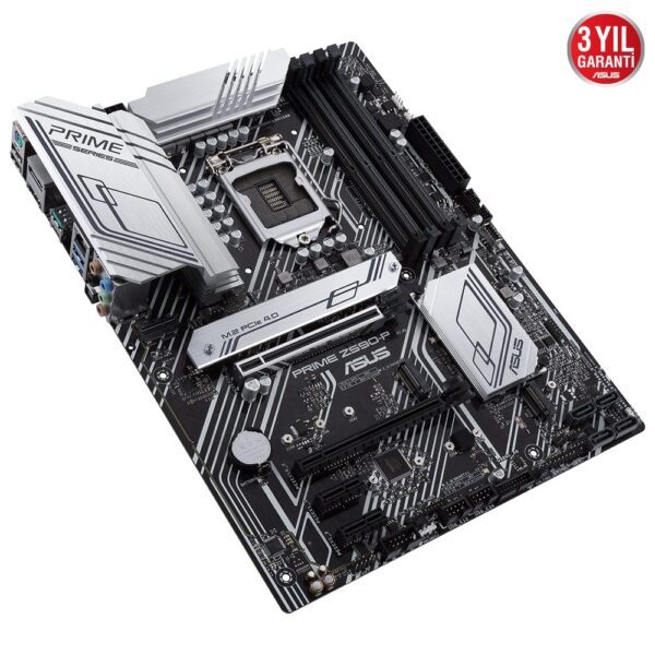 ASUS PRIME Z590-P 5133(OC)MHz DDR4 Soket 1200 M.2 HDMI DP ATX Anakart