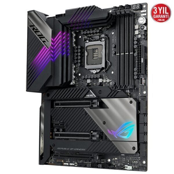 ASUS ROG MAXIMUS XIII HERO Z590 5333MHz(OC) DDR4 Soket1200 M.2 HDMI ATX Anakart