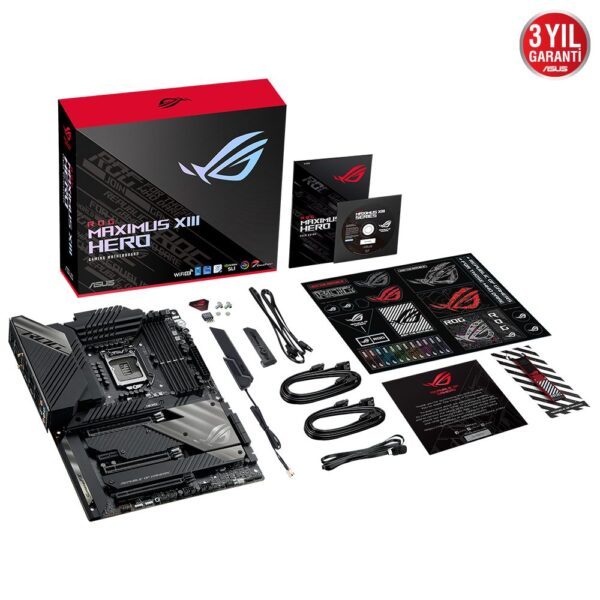 ASUS ROG MAXIMUS XIII HERO Z590 5333MHz(OC) DDR4 Soket1200 M.2 HDMI ATX Anakart