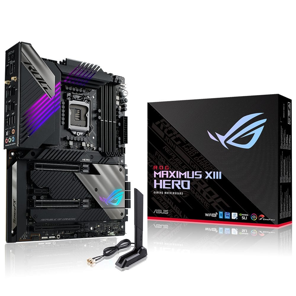 ASUS ROG MAXIMUS XIII HERO Z590 5333MHz(OC) DDR4 Soket1200 M.2 HDMI ATX Anakart