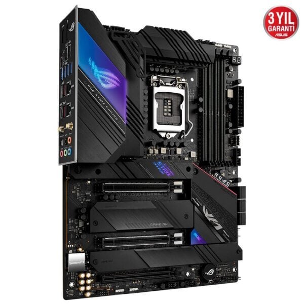 ASUS ROG STRIX Z590-E GAMING WIFI 5333(OC)MHz DDR4 Soket 1200 M.2 HDMI DP ATX Anakart