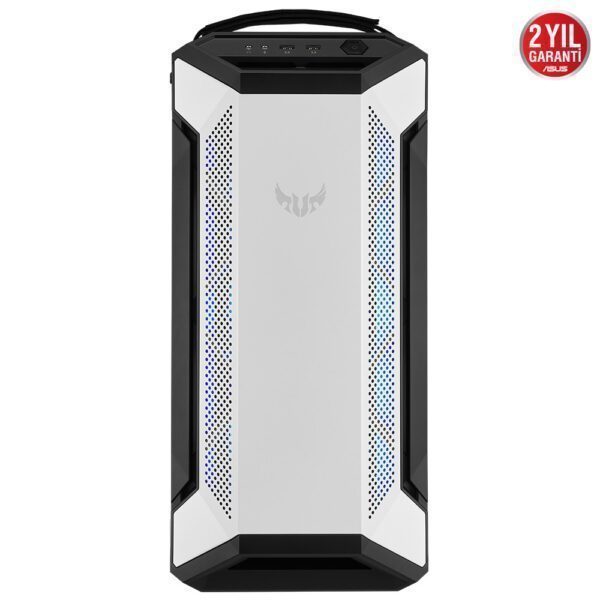 ASUS TUF Gaming GT501 White Edition RGB Tempered Glass Mid Tower Kasa