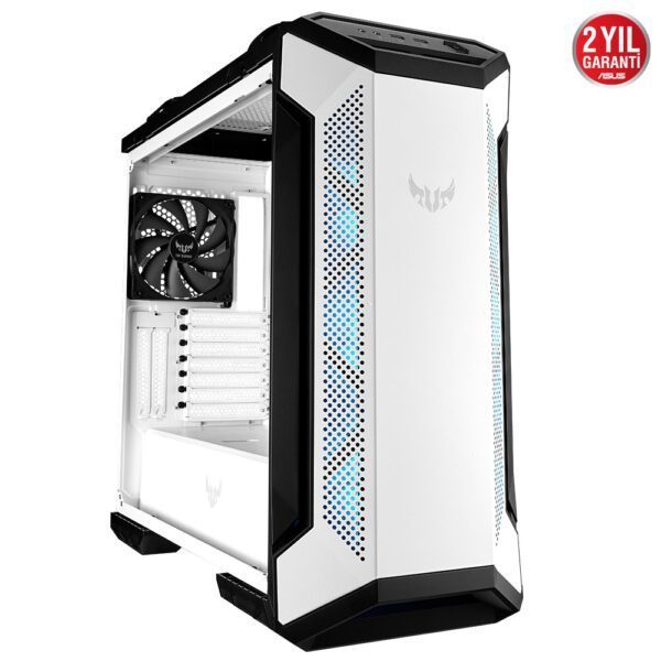 ASUS TUF Gaming GT501 White Edition RGB Tempered Glass Mid Tower Kasa