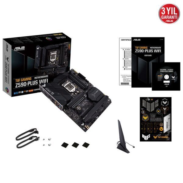 ASUS TUF GAMING Z590-PLUS WIFI Intel Z590 DDR4 5133MHz(OC) Anakart