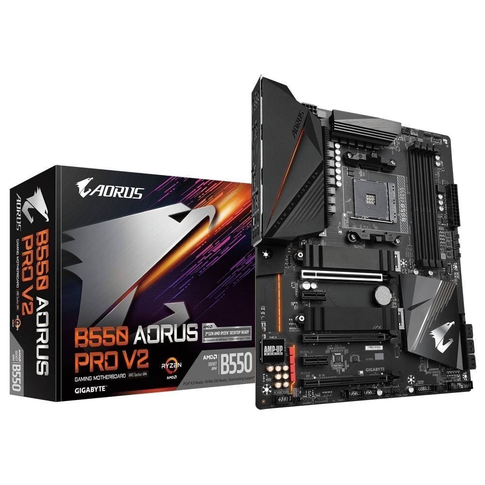 GIGABYTE B550 AORUS PRO V2 5100MHz(OC) DDR4 Soket AM4 M.2 HDMI ATX Anakart