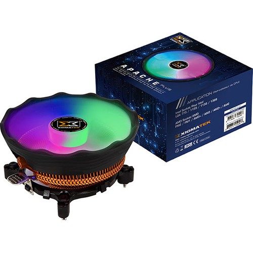 XIGMATEK APACHE PLUS 120mm RGB Led İşlemci Soğutucu