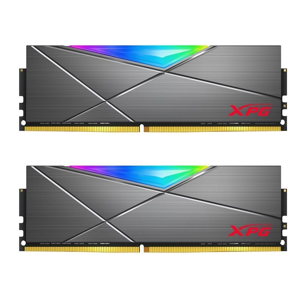 XPG 16GB (2x8GB) Spectrix D50 RGB 3200MHz CL16 DDR4 Dual Kit Ram