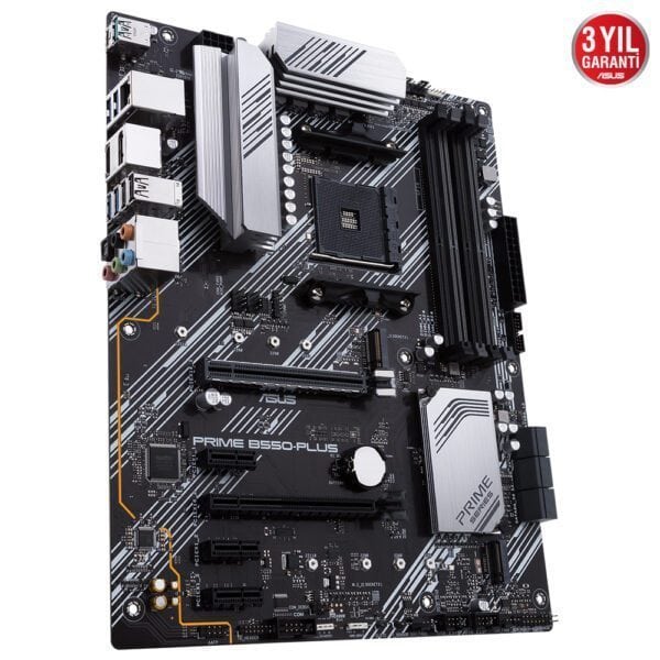 ASUS PRIME B550-PLUS 4600MHz(OC) DDR4 Soket AM4 M.2 DP HDMI ATX Anakart