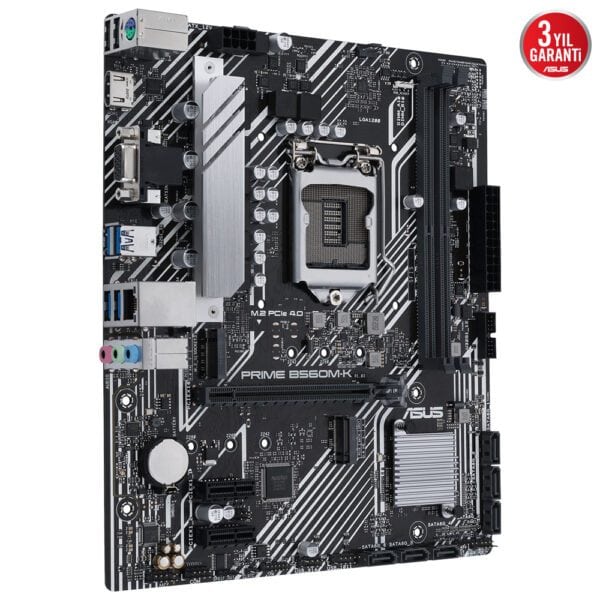 ASUS PRIME B560M-K 4800MHz DDR4 Soket Intel 1200 M.2 mATX Anakart