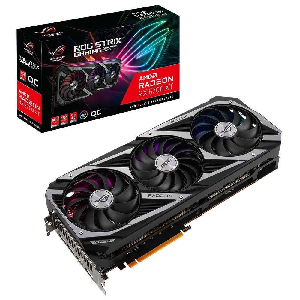ASUS Radeon RX 6700 XT ROG STRIX OC 12GB GDDR6 192 Bit Ekran Kartı
