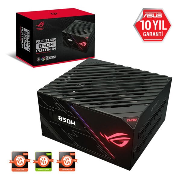 Asus Rog Thor 850w 80+ Platinium Psu Full ModÜler Oled Ekranli GÜÇ KaynaĞi 2