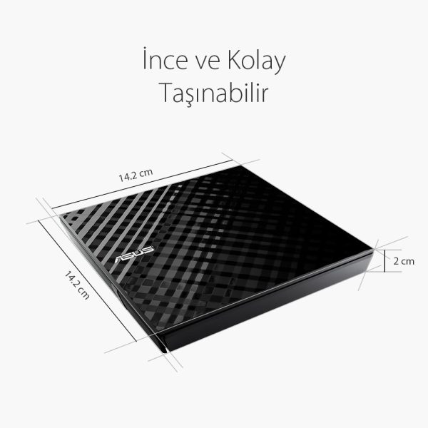 Asus Sdrw 08d2s U Lite 8x Harici Dvd Yazici M Disc Destekli Siyah Dvd Yazici 4