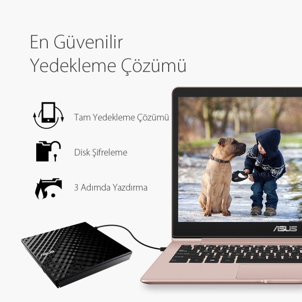 Asus Sdrw 08d2s U Lite 8x Harici Dvd Yazici M Disc Destekli Siyah Dvd Yazici 5