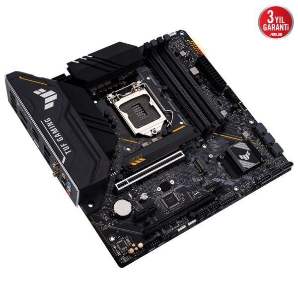 ASUS TUF GAMING B560M-PLUS WIFI 5000MHz(OC) DDR4 Soket 1200 M.2 WIFI mATX Anakart