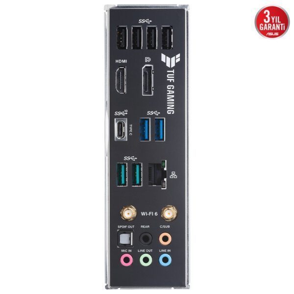 ASUS TUF GAMING B560M-PLUS WIFI 5000MHz(OC) DDR4 Soket 1200 M.2 WIFI mATX Anakart