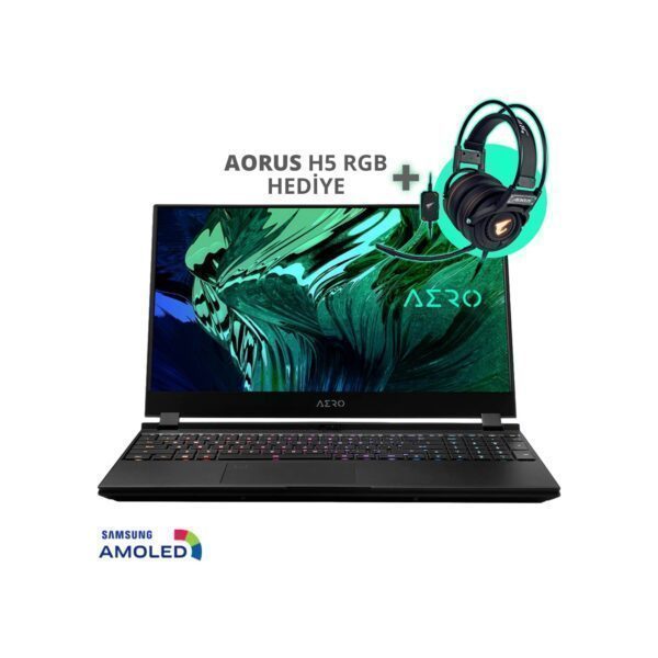 GIGABYTE AERO 15 OLED KC i7-10870H 16GB 512GB SSD GeForce RTX3060 Max-P 6GB 15.6″ 144Hz Win 10 Pro Notebook