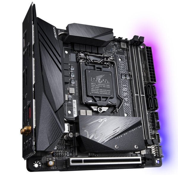 GIGABYTE Z490I AORUS ULTRA 5000MHz(OC) DDR4 Soket 1200 M.2 Wi-Fi HDMI Mini-ITX Anakart
