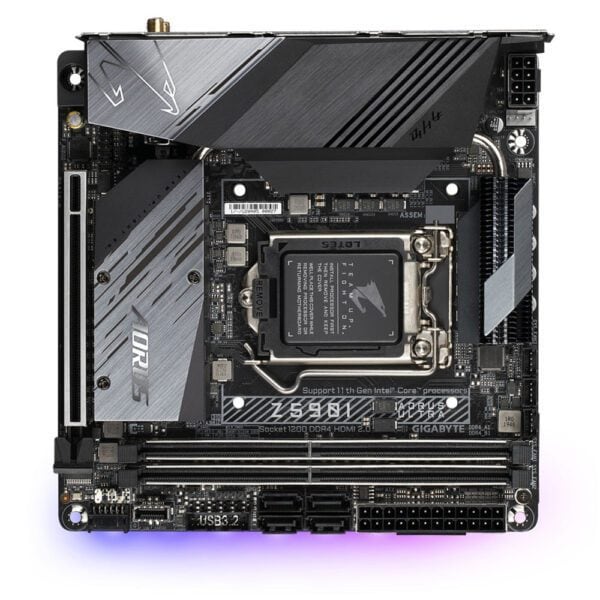 GIGABYTE Z590I AORUS ULTRA 3200MHz DDR4 Soket 1200 M.2 HDMI DP mITX Anakart