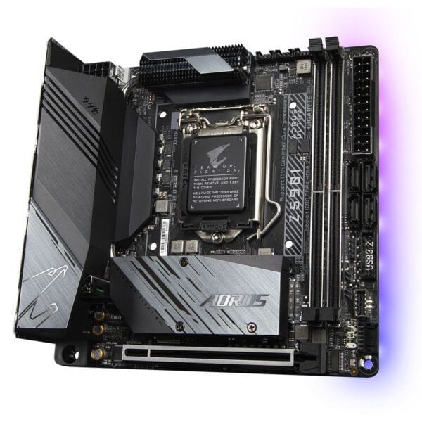 GIGABYTE Z590I AORUS ULTRA 3200MHz DDR4 Soket 1200 M.2 HDMI DP mITX Anakart