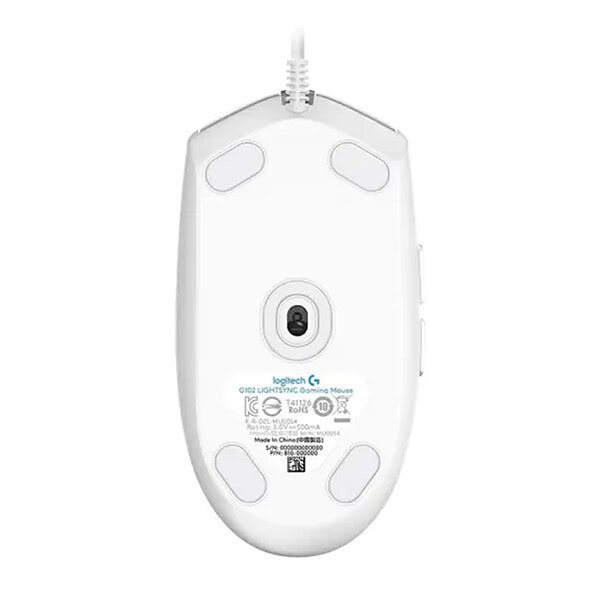 Logitech G G102 Lightsync Rgb Aydinlatmali 8 000 Dpi Kablolu Oyuncu Mouse Beyaz Y5