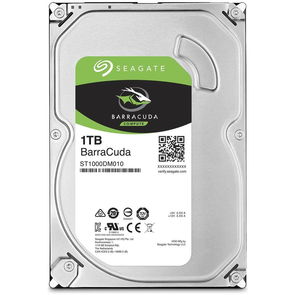 SEAGATE 1TB Barracuda 64MB 7200rpm 3.5″ SATA 3.0 Harddisk
