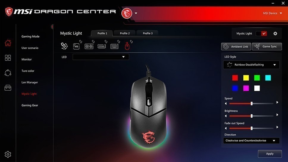 MSI Clutch GM11 Mouse a3