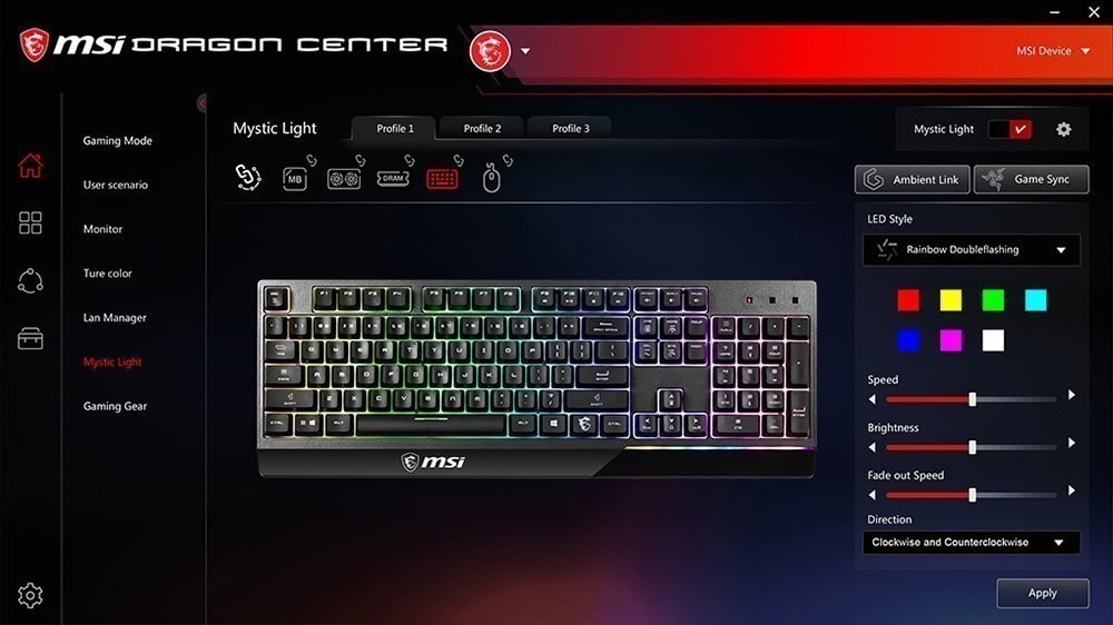 MSI Vigor GK30 Klavye a5