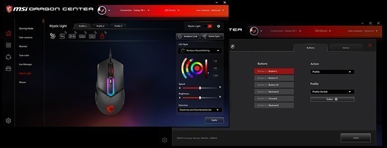 MSI Clutch GM30 Rgb Gaming Mouse