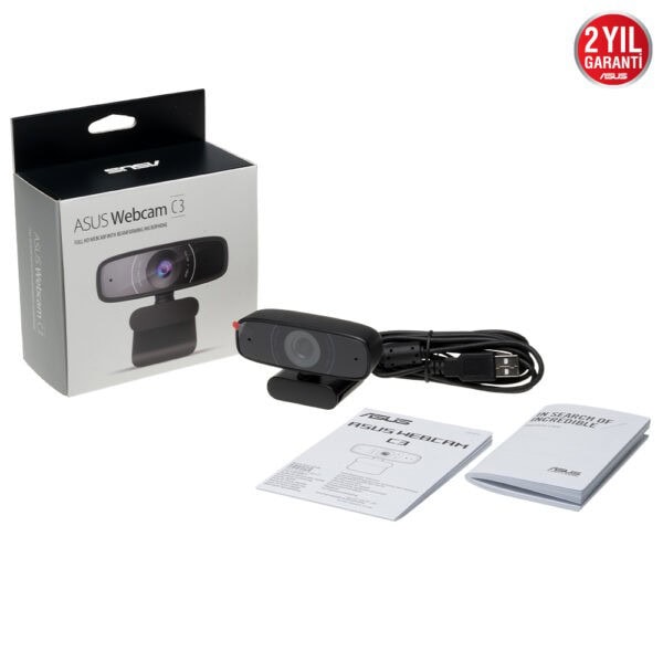 Asus C3 Usb Yayinci Full Hd 1080p 30 Fps Webcam Pc Mac 6